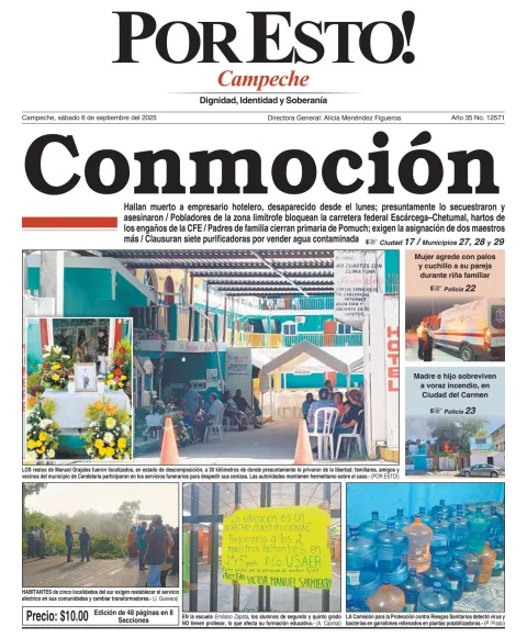 Portada de Por Esto (campeche)