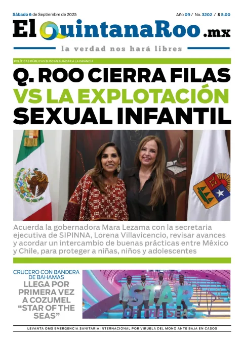 Portada de El Quintana Roo (portada)