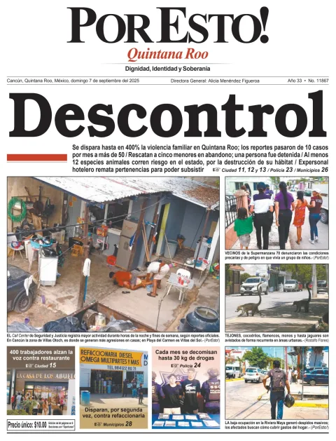 Portada de Por Esto (quintana Roo Cancun)