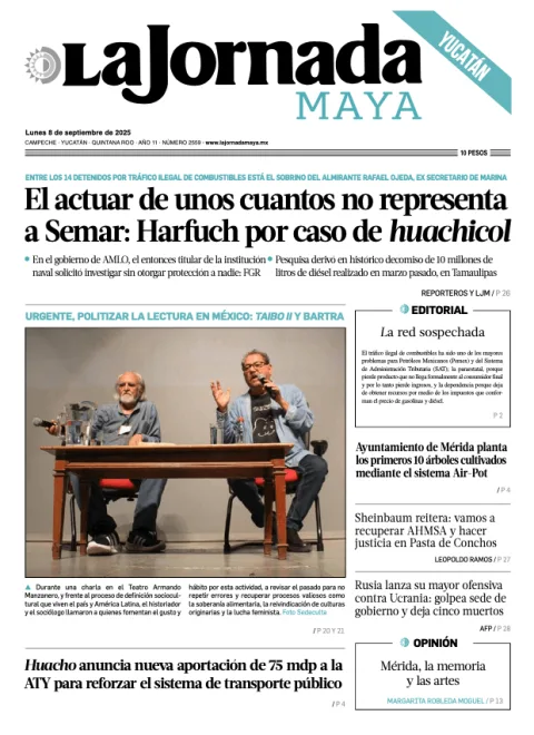 Portada de La Jornada Maya Yucatán