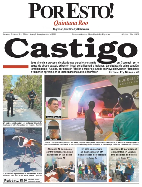 Portada de Por Esto (quintana Roo Cancun)