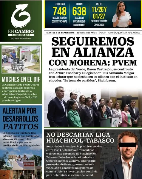 Portada de En Cambio - Quintana Roo (portada)