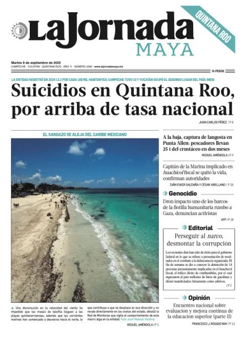 Portada de La Jornada Maya Quintana Roo