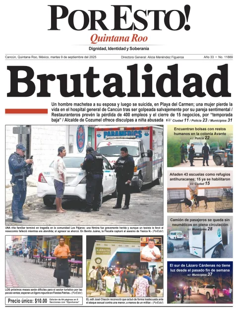 Portada de Por Esto (quintana Roo Cancun)