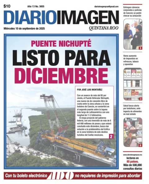 Portada de Diario Imagen Quintana Roo