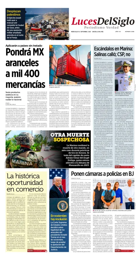 Portada de Luces del Siglo