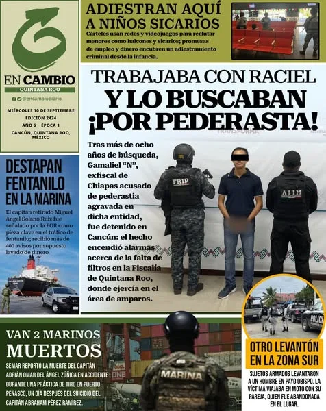 Portada de En Cambio - Quintana Roo (contraportada)
