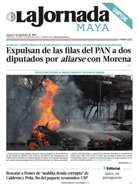 Portada de La Jornada Maya Campeche
