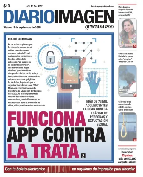 Portada de Diario Imagen Quintana Roo