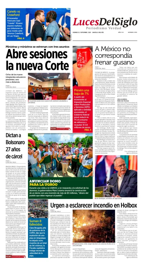 Portada de Luces del Siglo