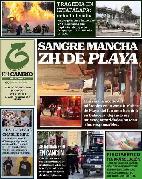 Portada de En Cambio - Quintana Roo (contraportada)