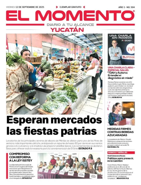 Portada de El Momento Yucatan