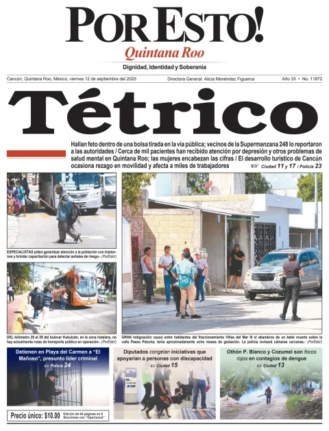 Portada de Por Esto (quintana Roo Cancun)