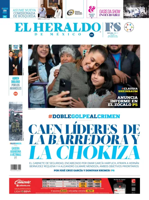 Portada de El Heraldo de Mexico