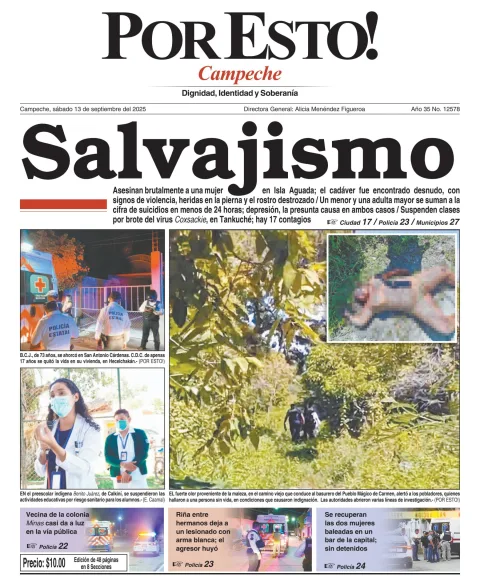 Portada de Por Esto (campeche)