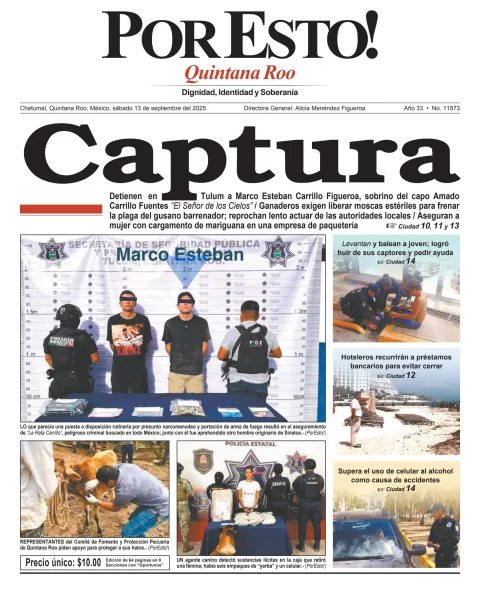 Portada de Por Esto (quintana Roo Chetumal)