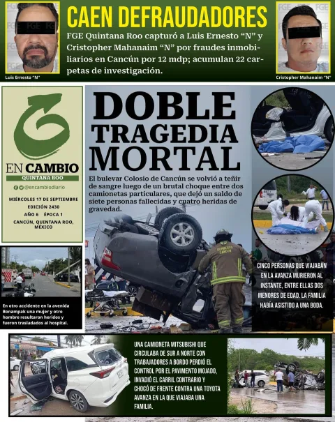 Portada de En Cambio - Quintana Roo (contraportada)