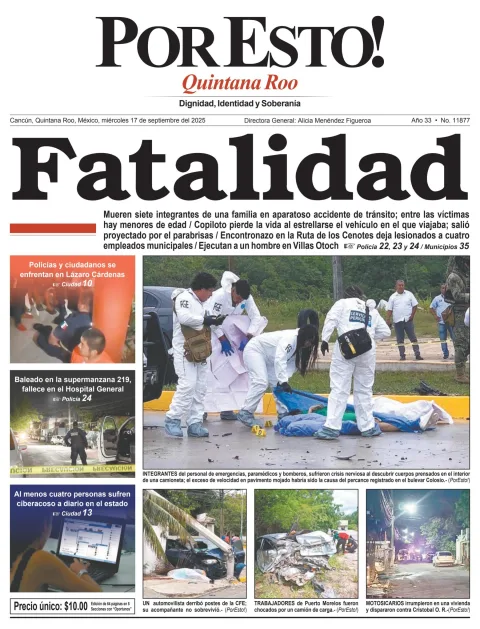 Portada de Por Esto (quintana Roo Cancun)