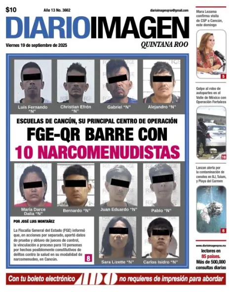 Portada de Diario Imagen Quintana Roo