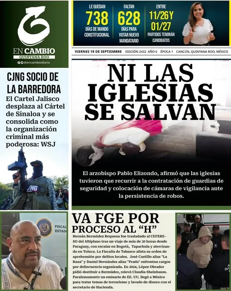 Portada de En Cambio - Quintana Roo (portada)