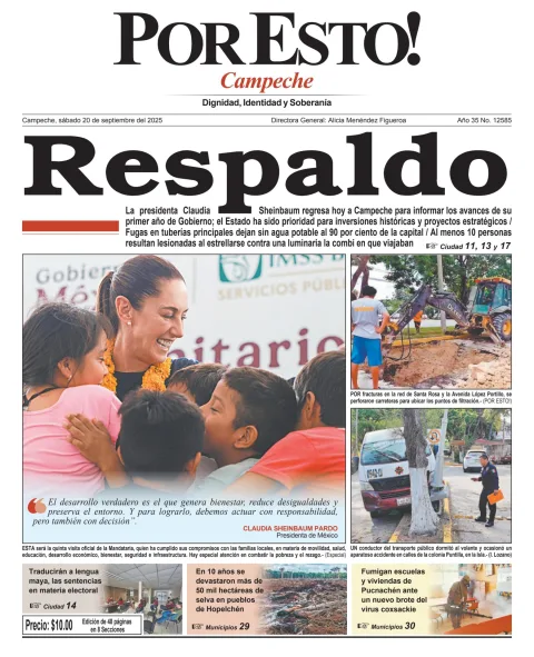 Portada de Por Esto (campeche)