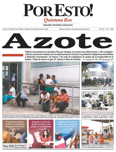 Portada de Por Esto (quintana Roo Cancun)