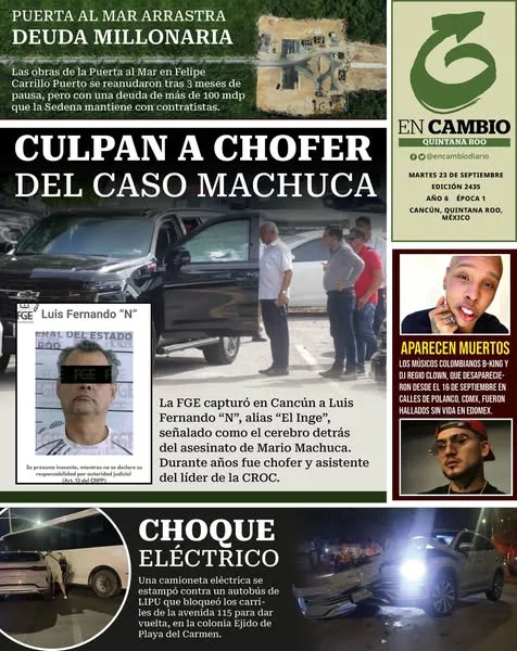 Portada de En Cambio - Quintana Roo (contraportada)