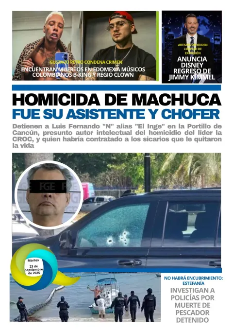 Portada de El Quintana Roo (contraportada)