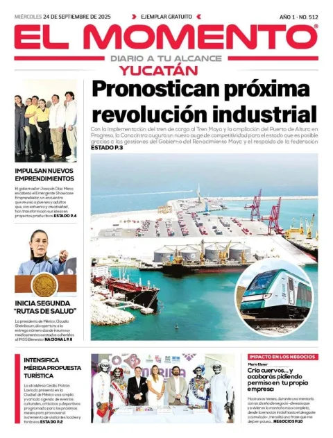 Portada de El Momento Yucatan