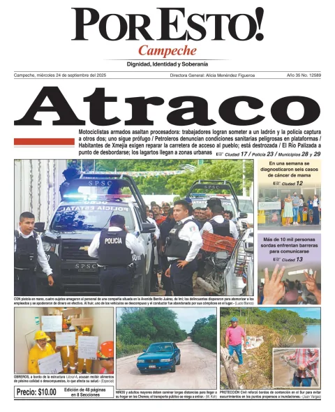 Portada de Por Esto (campeche)