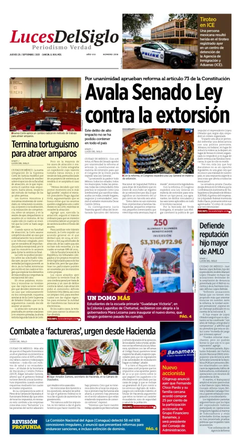 Portada de Luces del Siglo