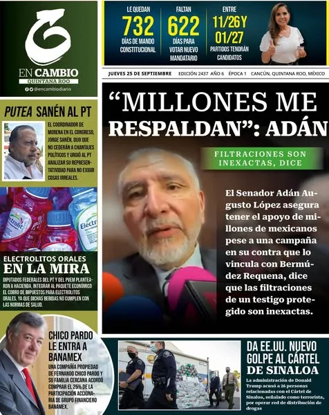 Portada de En Cambio - Quintana Roo (portada)