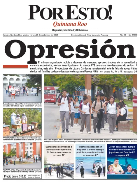 Portada de Por Esto (quintana Roo Cancun)