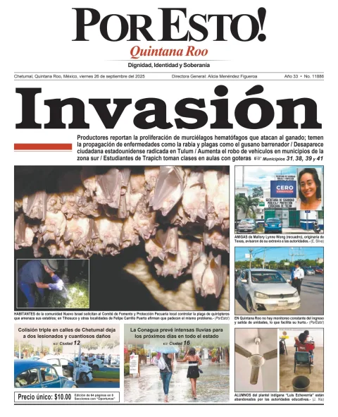 Portada de Por Esto (quintana Roo Chetumal)