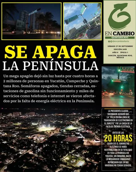 Portada de En Cambio - Quintana Roo (contraportada)