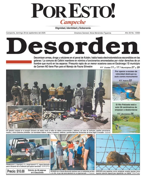 Portada de Por Esto (campeche)