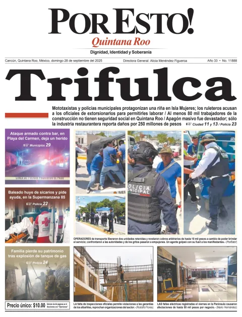 Portada de Por Esto (quintana Roo Cancun)