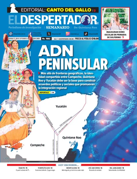 Portada de El Despertador de Quintana Roo
