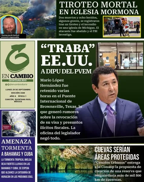 Portada de En Cambio - Quintana Roo (contraportada)