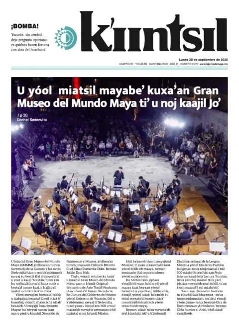 Portada de La Jornada - Kiintsil
