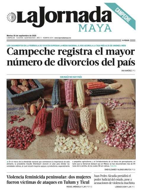 Portada de La Jornada Maya Campeche