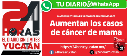 Portada de 24 Horas Yucatan