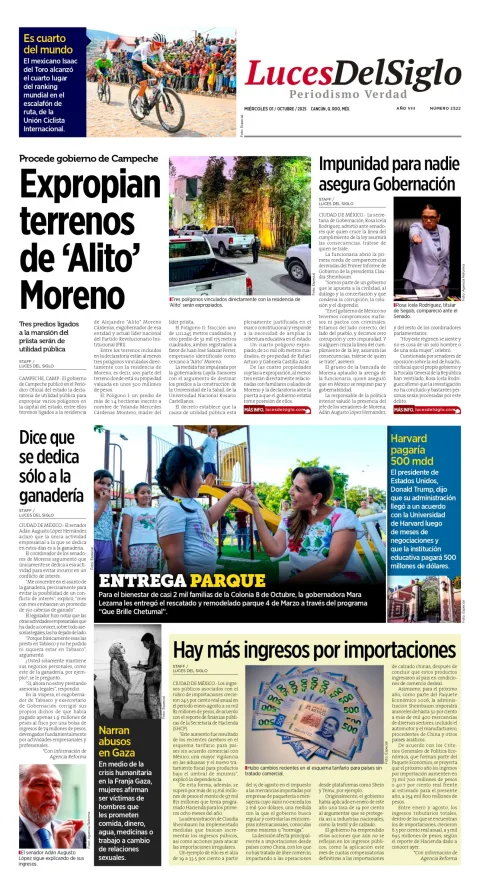 Portada de Luces del Siglo