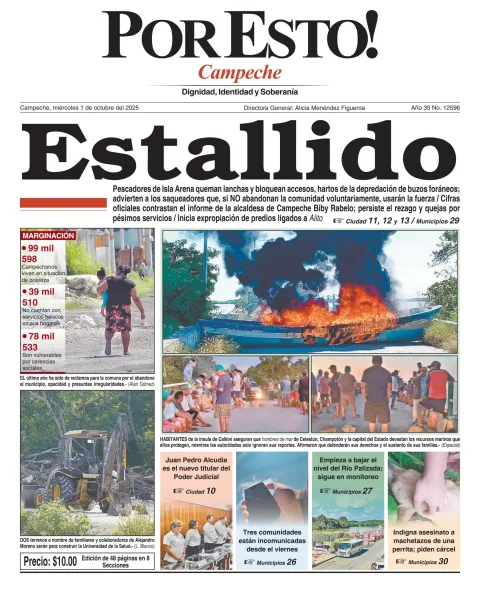 Portada de Por Esto (campeche)