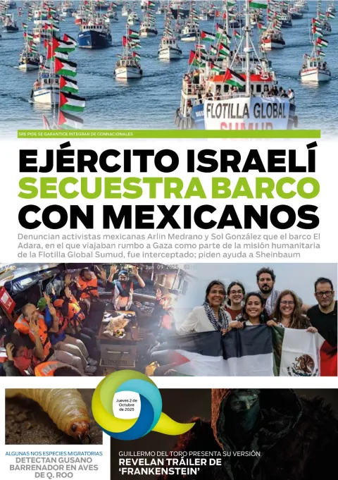 Portada de El Quintana Roo (contraportada)