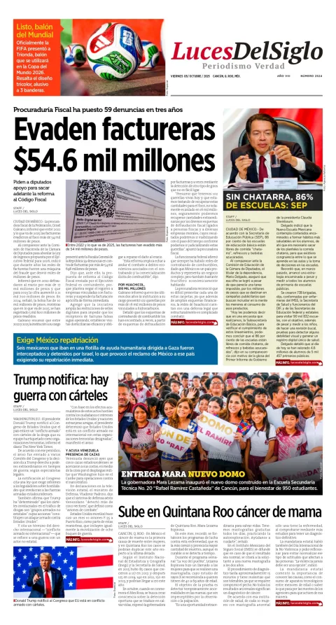 Portada de Luces del Siglo