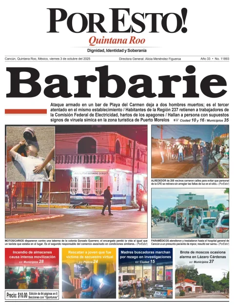 Portada de Por Esto (quintana Roo Cancun)