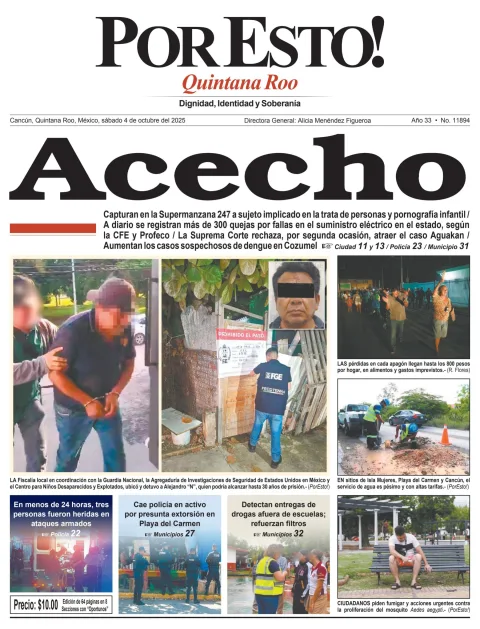 Portada de Por Esto (quintana Roo Cancun)