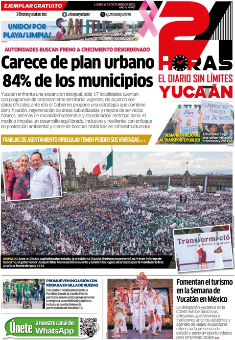 Portada de 24 Horas Yucatan