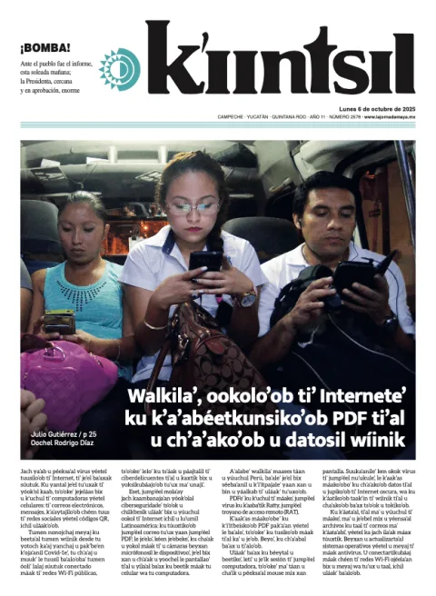 Portada de La Jornada - Kiintsil